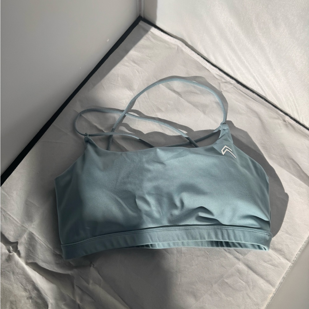 Everyday Cross Over Bralette - Steel Blue
